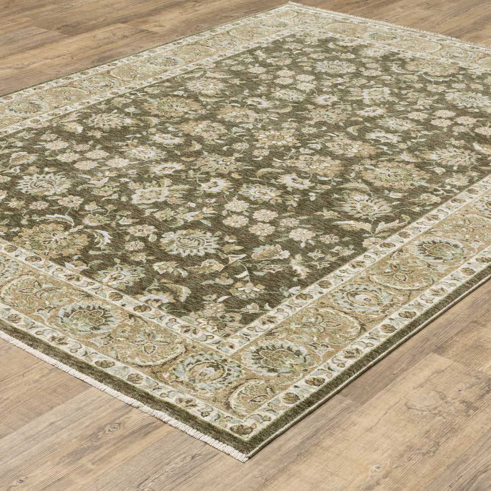 Oriental Weavers Westwood Vintage Botanical Polyester Area Rug Soft Distressed Heritage Pile for Any Room 6'7"x9'6" WWES09200296ST