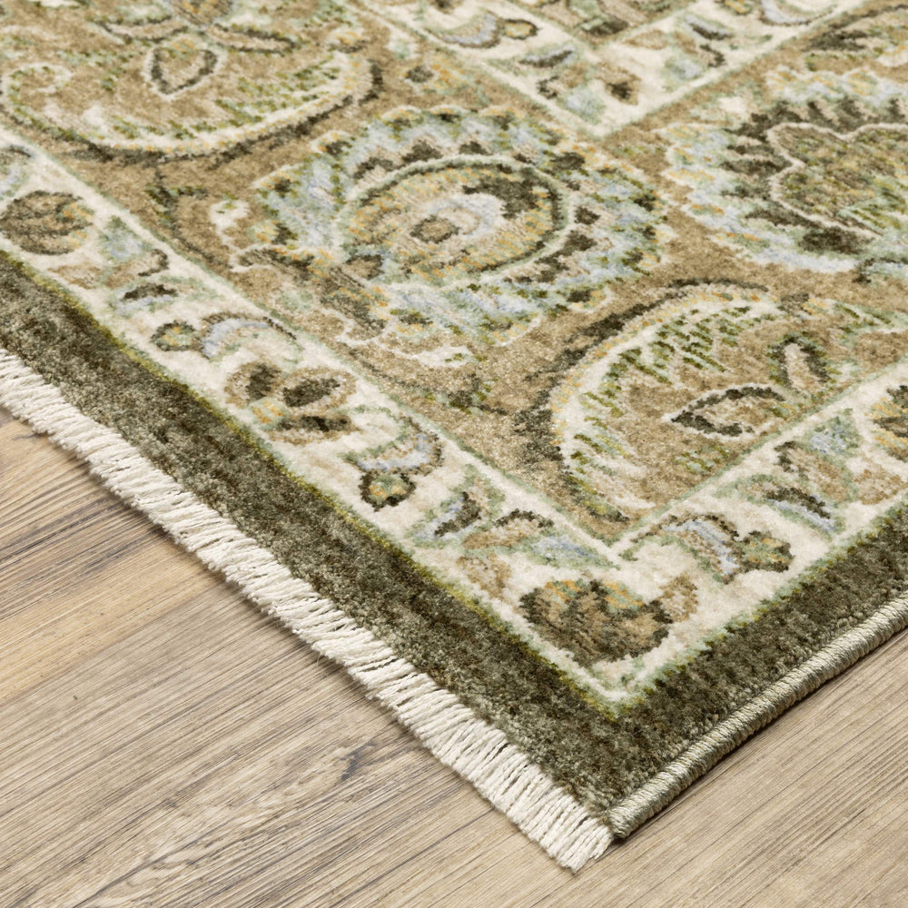 Oriental Weavers Westwood Vintage Botanical Runner Rug Soft Polyester Heritage Tones for Any Room WWES09068235ST