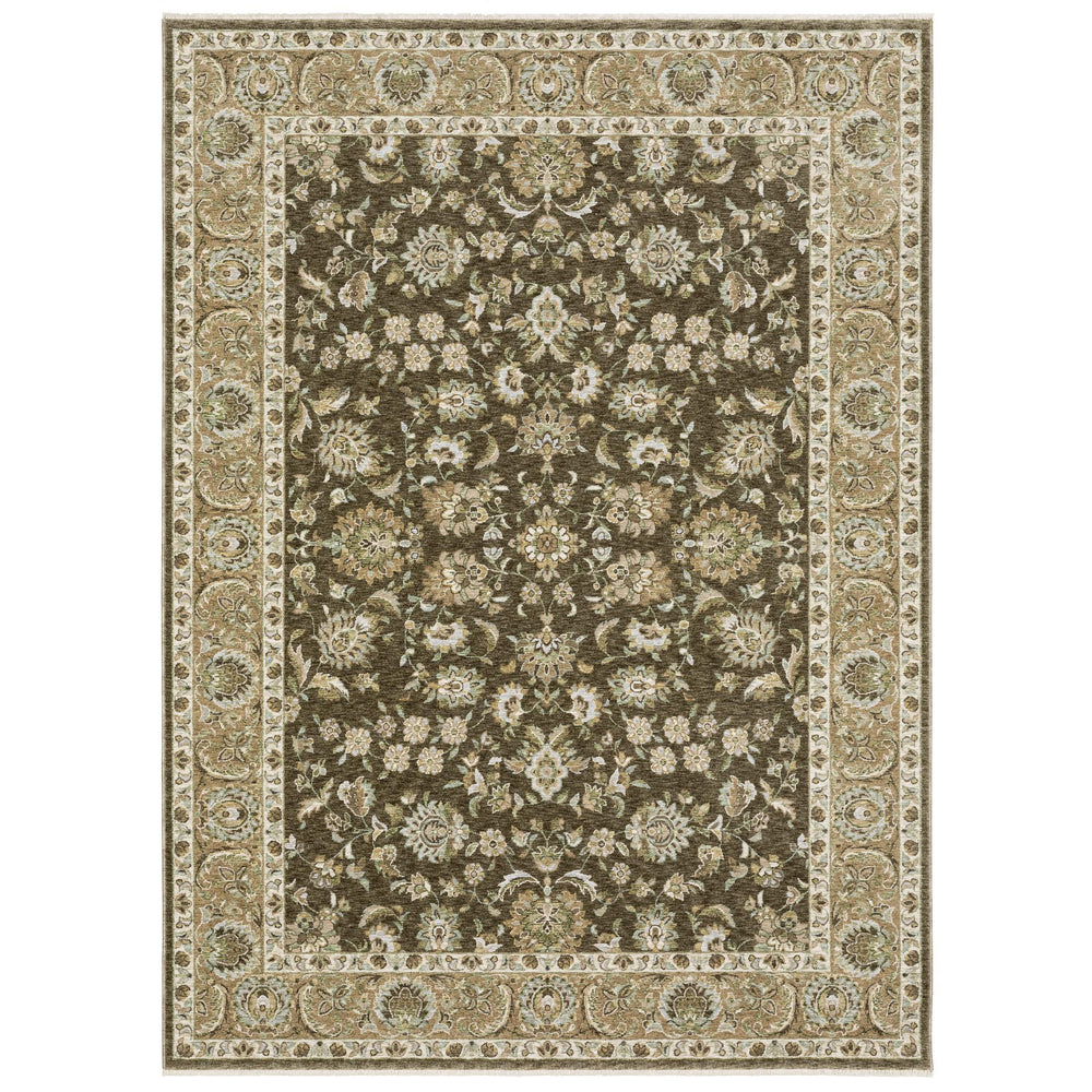 Oriental Weavers Westwood Vintage Botanical Runner Rug Soft Polyester Heritage Tones for Any Room WWES09068235ST