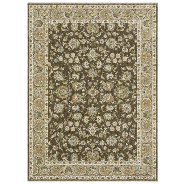 Oriental Weavers Westwood Vintage Botanical Runner Rug Soft Polyester Heritage Tones for Any Room WWES09068235ST