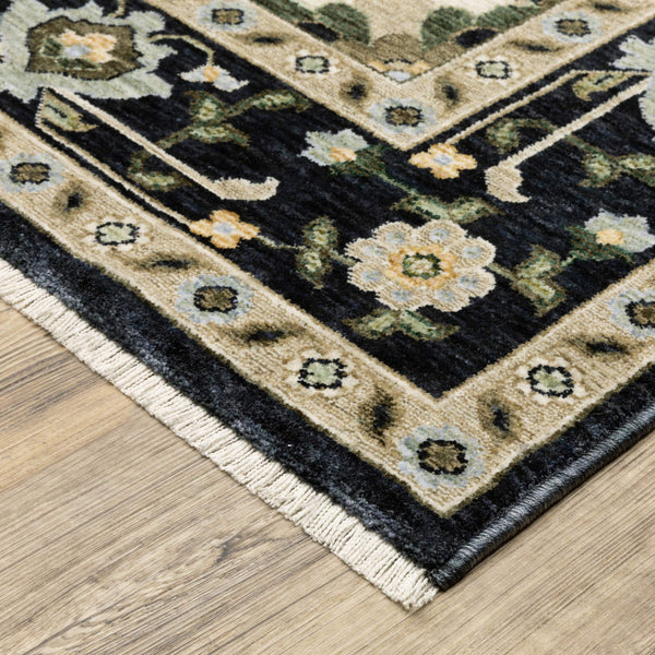 Oriental Weavers Westwood Botanical Polyester Area Rug with Vintage Heritage Tones for Living and Dining Rooms 7'10"x10'10" WWES11240340ST