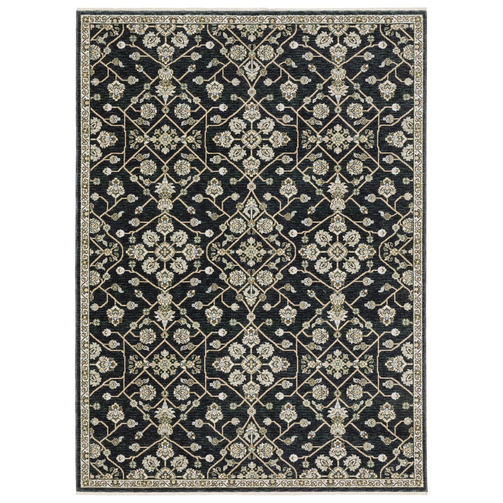 Oriental Weavers Westwood Vintage Botanical Runner Rug Soft Polyester Heritage Palette for Any Room WWES11068235ST