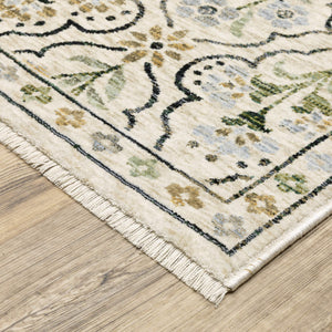 Oriental Weavers Westwood Vintage Botanical Polyester Runner Rug Soft Pile Heritage Pattern for Any Room WWES12068235ST
