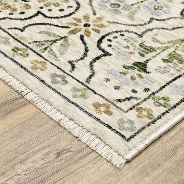 Oriental Weavers Westwood Vintage Botanical Polyester Runner Rug Soft Pile Heritage Pattern for Any Room WWES12068235ST
