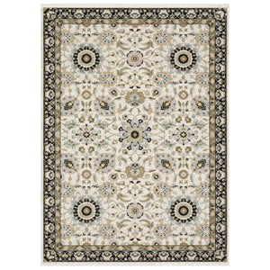 Oriental Weavers Westwood Vintage Botanical Polyester Area Rug Soft Heritage Tones for Any Room 6'7"x9'6" WWES13200296ST