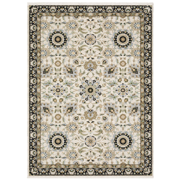 Oriental Weavers Westwood Vintage Botanical Runner Rug Soft Polyester Heritage Palette for Any Room WWES13068235ST