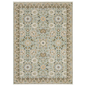 Oriental Weavers Westwood Vintage Botanical Polyester Area Rug Soft Heritage Pile for Home and Living Rooms 2'x3' WWES14060092ST
