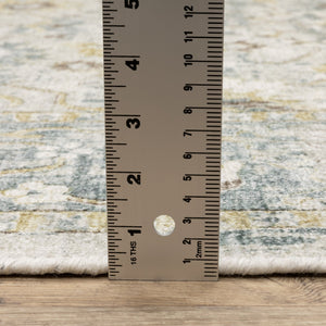 Oriental Weavers Windham Vintage Traditional Hand-loomed Area Rug In Luxurious Wool And Viscose - Timeless Elegance Ivory,Blue Viscose Wwin06182274st