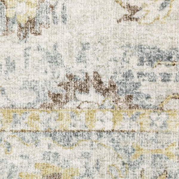 Oriental Weavers Windham Vintage Traditional Hand-loomed Area Rug In Luxurious Wool And Viscose - Timeless Elegance Ivory,Blue Viscose Wwin06182274st