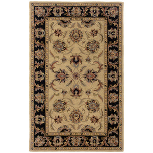 Oriental Weavers Windsor Elegant Hand-tufted Indoor Area Rug With Luxurious Wool Pile And Timeless Transitional Motifs Ivory,Black Wool W23105312443st