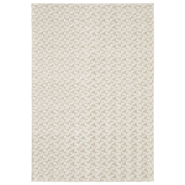 Oriental Weavers Wonder Geometric High-pile Polypropylene Area Rug Soft Carved Texture for Living Room Accent 3'3" x 5' WWON02100152ST