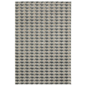 Oriental Weavers Wonder Geometric Diamond Shag Area Rug Plush Polypropylene Accent for Modern Living Rooms 9'10" x 12'10" WWON04300390ST