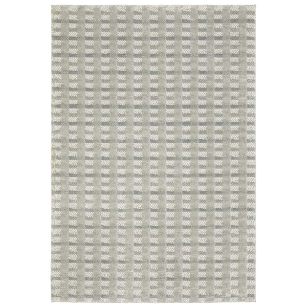 Oriental Weavers Wonder Geometric Carved Polypropylene Area Rug Soft Plush High Pile Modern Living Room Accent 5'3" x 7'6" WWON07160230ST