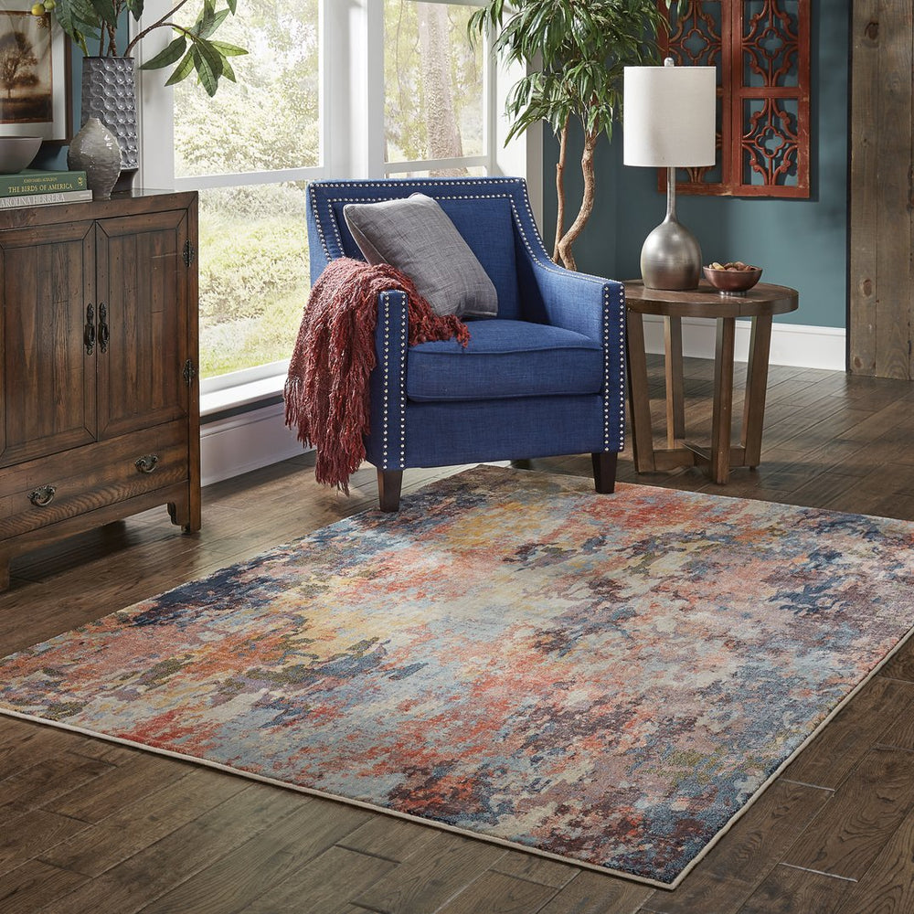 Oriental Weavers Xanadu Indoor Area Rug - Eclectic Pastel Shades With Modern Designs For A Stylish Home Décor Upgrade Multi,Colored Polypropylene X042x6117165st
