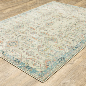 Oriental Weavers Xanadu Indoor Area Rug - Vibrant Pastel Shades With Eclectic Patterns For Modern And Classic Spaces Beige,Blue Polypropylene X047h6117165st