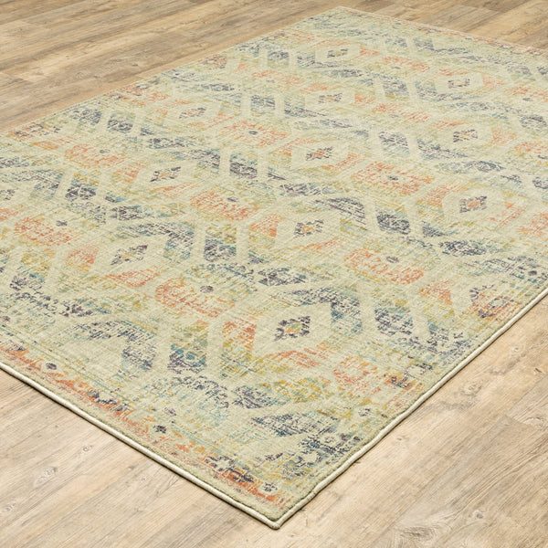 Oriental Weavers Xanadu Indoor Area Rug - Vibrant Pastel Patterns In Soft Space-dyed Polypropylene For Elegant Spaces Beige,Multi Polypropylene X561j6300390st