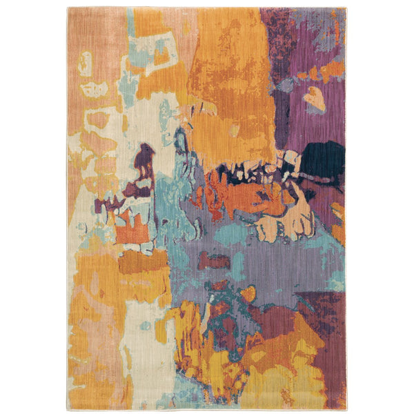 Oriental Weavers Xanadu Indoor Area Rug - Vibrant Pastel Patterns In Soft Polypropylene For Stylish Home Décor Orange,Purple Polypropylene X070x6117165st