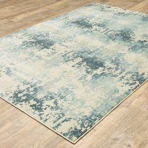 Oriental Weavers Xanadu Indoor Area Rug - Embrace Eclectic Design With Pastel Shades And Modern Patterns For Your Space Ivory,Blue Polypropylene X8020h117165st