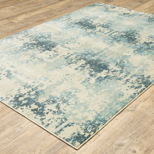 Oriental Weavers Xanadu Indoor Area Rug - Embrace Eclectic Design With Pastel Shades And Modern Patterns For Your Space Ivory,Blue Polypropylene X8020h117165st
