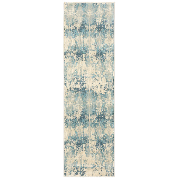 Oriental Weavers Xanadu Indoor Area Rug - Embrace Eclectic Design With Pastel Shades And Modern Patterns For Your Space Ivory,Blue Polypropylene X8020h067230st