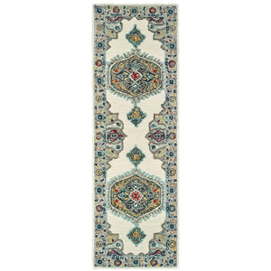 Oriental Weavers Zahra Hand-tufted 100% Wool Area Rug In Tonal Neutrals - Cozy Boho Charm For Any Space Ivory,Grey Wool Z75505076243st