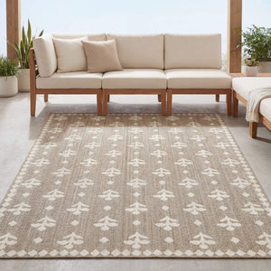 Oriental Weavers Zarina Polypropylene Flatweave Indoor Outdoor Runner Rug with Earthy Botanical Motifs ZZAR02056230ST