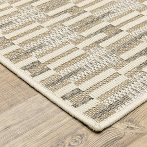 Oriental Weavers Zarina Polypropylene Flatweave Indoor Outdoor Runner Rug Neutral Earthy Tones ZZAR03056230ST