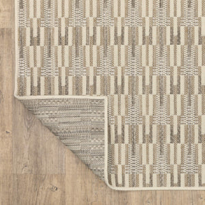 Oriental Weavers Zarina Polypropylene Flatweave Indoor Outdoor Runner Rug Neutral Earthy Tones ZZAR03056230ST