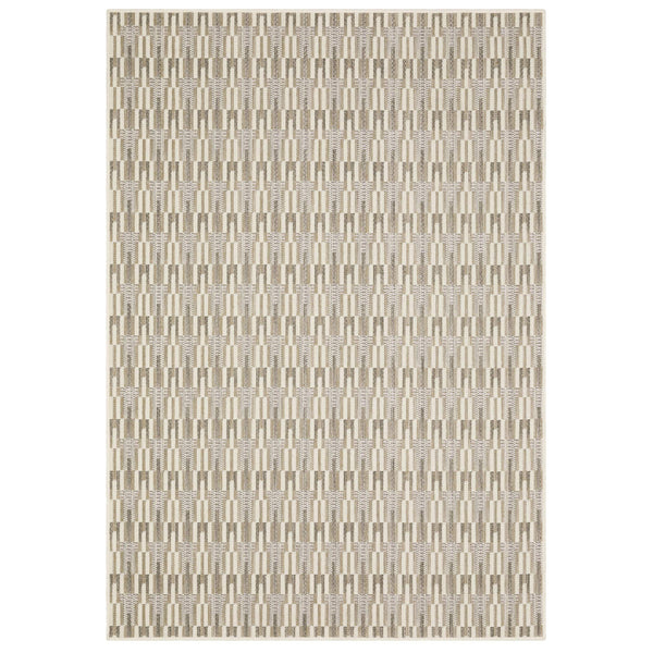 Oriental Weavers Zarina Polypropylene Flatweave Indoor Outdoor Runner Rug Neutral Earthy Tones ZZAR03056230ST
