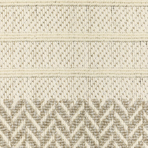 Oriental Weavers Zarina Polypropylene Flatweave Indoor Outdoor Rug with Stripe and Chevron Border Design 7'10" x 10' ZZAR04240305ST