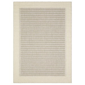 Oriental Weavers Zarina Polypropylene Flatweave Indoor Outdoor Rug with Nautical Stripe and Chevron Border Design 7'10" x 10' ZZAR05240305ST