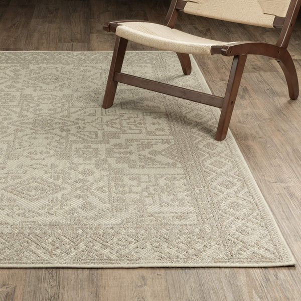 Oriental Weavers Zarina Tribal Medallion Polypropylene Indoor Outdoor Runner Rug Earthy Tones ZZAR06056230ST