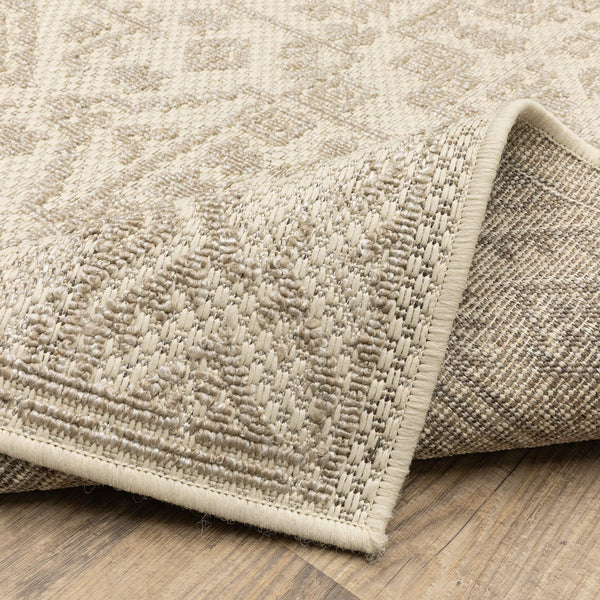 Oriental Weavers Zarina Tribal Medallion Polypropylene Indoor Outdoor Runner Rug Earthy Tones ZZAR06056230ST