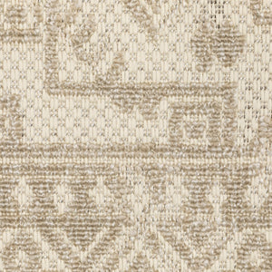 Oriental Weavers Zarina Tribal Medallion Polypropylene Flatweave Indoor Outdoor Rug Boho Chic Patio 3'3" x 5' ZZAR06100152ST
