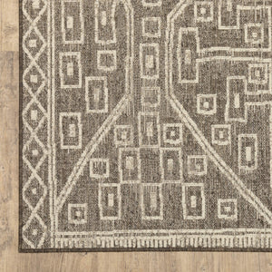Oriental Weavers Zarina Indoor Outdoor Polypropylene Runner Rug with Global Diamond Medallion Pattern ZZAR07056230ST