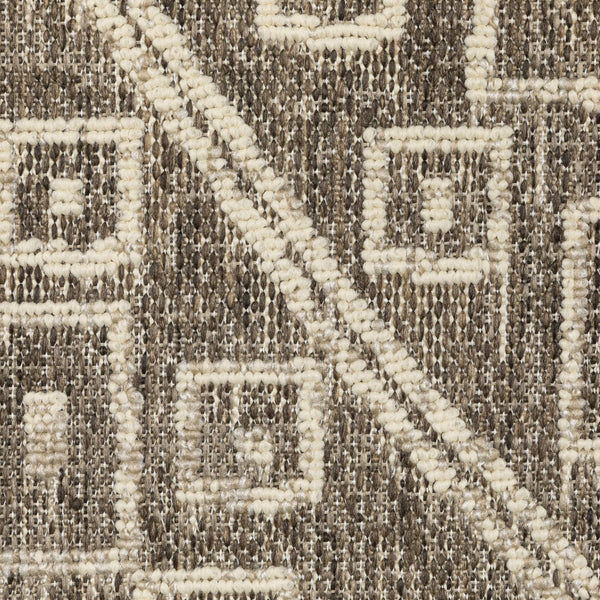 Oriental Weavers Zarina Global Diamond Medallion Polypropylene Indoor Outdoor Rug for Patio or Living Room 9'10" x 12'10" ZZAR07300390ST