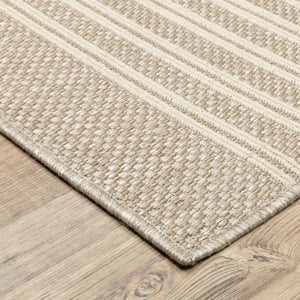 Oriental Weavers Zarina Polypropylene Flatweave Indoor Outdoor Rug with Organic Jute Look and Uv Resistance 9'10" x 12'10" ZZAR09300390ST