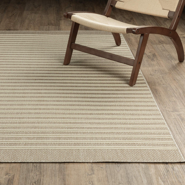 Oriental Weavers Zarina Polypropylene Flatweave Indoor Outdoor Rug with Organic Jute Look and Uv Resistance 9'10" x 12'10" ZZAR09300390ST