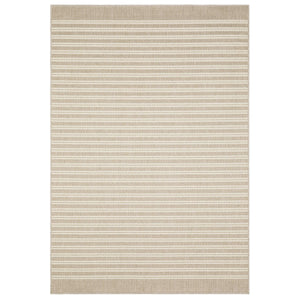 Oriental Weavers Zarina Polypropylene Flatweave Indoor Outdoor Runner Rug Neutral Pinstripe Jute Look ZZAR09056230ST