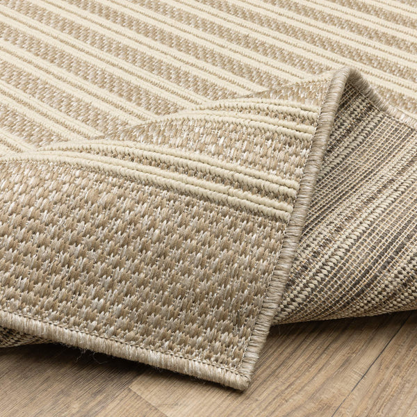 Oriental Weavers Zarina Polypropylene Flatweave Indoor Outdoor Rug with Organic Jute Look and Uv Resistance 9'10" x 12'10" ZZAR09300390ST
