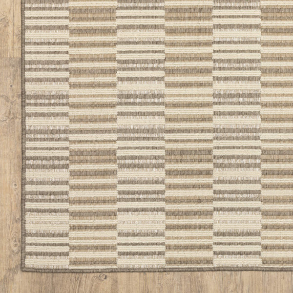 Oriental Weavers Zarina Polypropylene Flatweave Indoor Outdoor Rug Stain Resistant for Patio or Living Room 3'3" x 5' ZZAR10100152ST