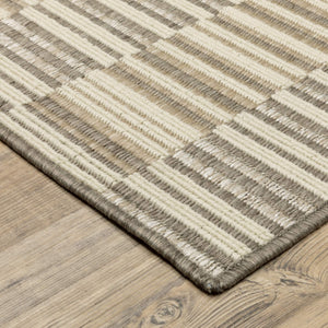 Oriental Weavers Zarina Polypropylene Flatweave Indoor Outdoor Rug Stain Resistant for Patio or Living Room 3'3" x 5' ZZAR10100152ST