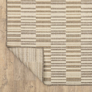 Oriental Weavers Zarina Polypropylene Flatweave Indoor Outdoor Runner Rug Earthy Neutral Tones ZZAR10056230ST