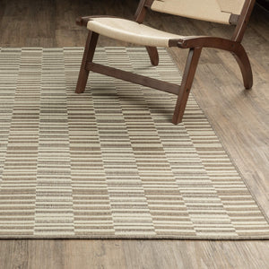 Oriental Weavers Zarina Polypropylene Flatweave Indoor Outdoor Rug Stain Resistant for Patio or Living Room 3'3" x 5' ZZAR10100152ST