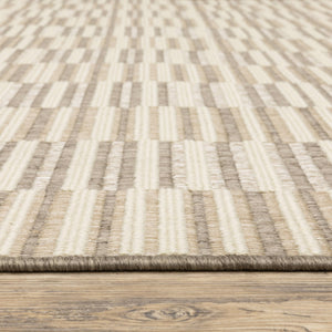 Oriental Weavers Zarina Polypropylene Flatweave Indoor Outdoor Rug Stain Resistant for Patio or Living Room 3'3" x 5' ZZAR10100152ST