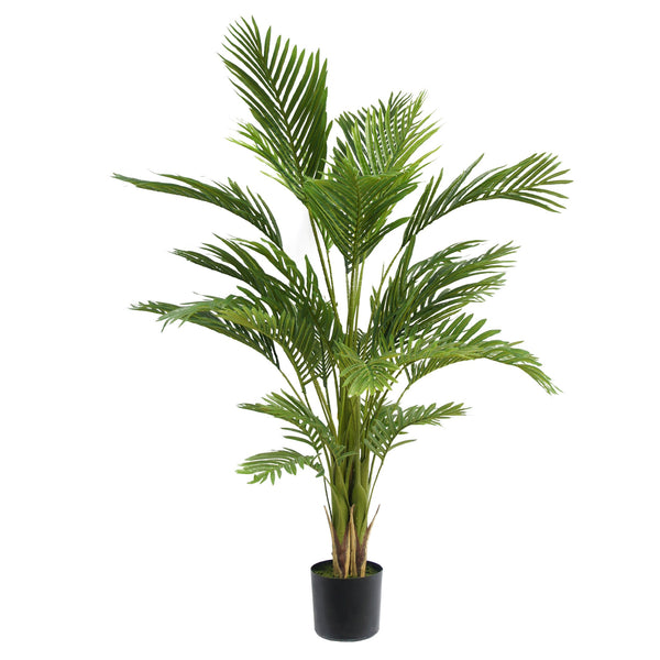 English Elm 130cm Artificial Tropical Palm Tree Faux Feathered Fronds Indoor Lifelike Decor 70523.00