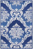 Nourison Whimsicle WHS01 Machine Made Power-loomed No Border Indoor Only Farmhouse  Rug Blue, Blue 100% Polypropylene 99446830395