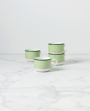 Lenox Kate Spade Make It Pop Mug, Set of 4 Green, GREEN PORCELAIN 894624