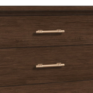 A.R.T. Furniture Verge Dresser - Contemporary Dark Wood Storage Solution with Elegant Design & Six Spacious Drawers 337130-1960
