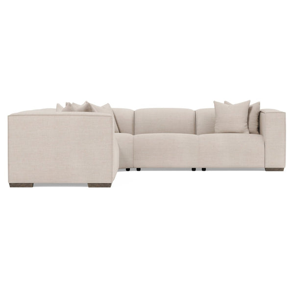 Bernhardt Bernhardt Bliss Five Piece Power Reclining Sectional with Pop up Headrests and Plush Seating K2184